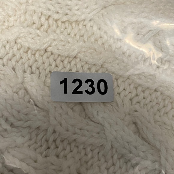 Gap Women's White Cableknit Sweater M Preppy Fisherman Heritage Rory Academia - Picture 8 of 9